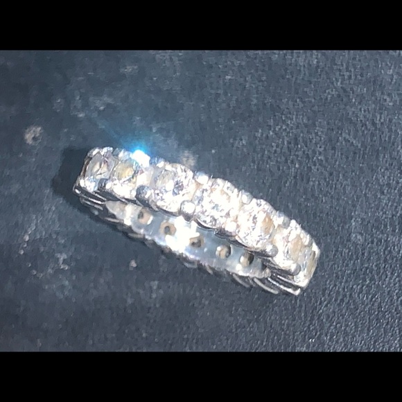 Eternity diamond ring size 5 - Picture 1 of 6